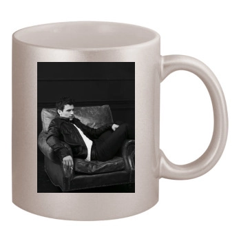 James Franco 11oz Metallic Silver Mug