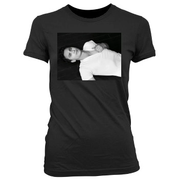 James Franco Women's Junior Cut Crewneck T-Shirt