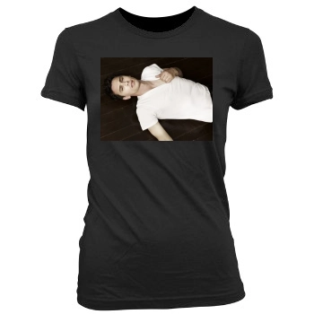 James Franco Women's Junior Cut Crewneck T-Shirt