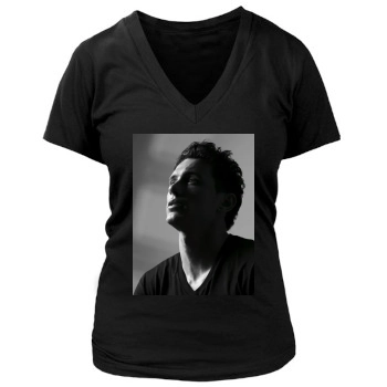 James Franco Women's Deep V-Neck TShirt