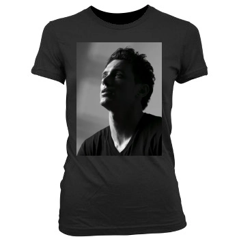 James Franco Women's Junior Cut Crewneck T-Shirt