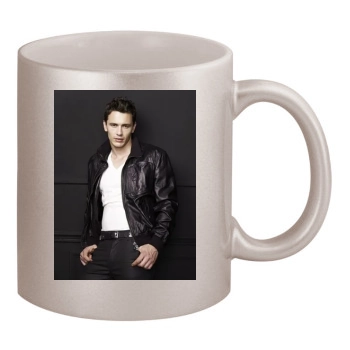 James Franco 11oz Metallic Silver Mug