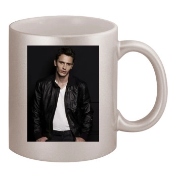 James Franco 11oz Metallic Silver Mug