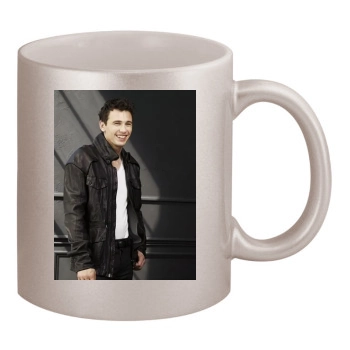 James Franco 11oz Metallic Silver Mug