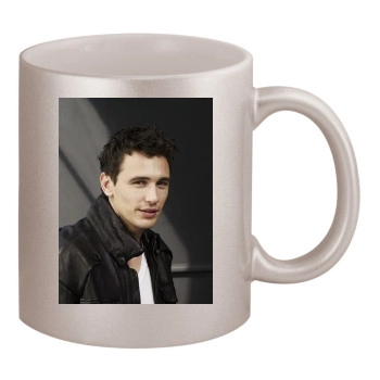 James Franco 11oz Metallic Silver Mug