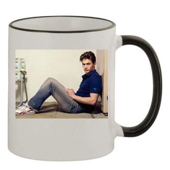 James Franco 11oz Colored Rim & Handle Mug