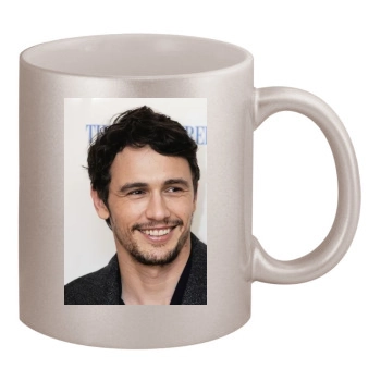 James Franco 11oz Metallic Silver Mug