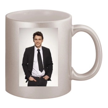 James Franco 11oz Metallic Silver Mug