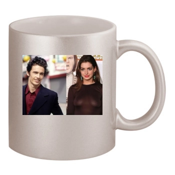 James Franco 11oz Metallic Silver Mug