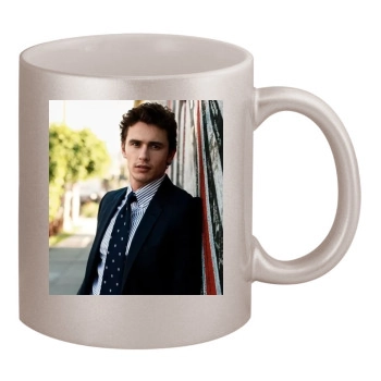 James Franco 11oz Metallic Silver Mug