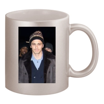 James Franco 11oz Metallic Silver Mug