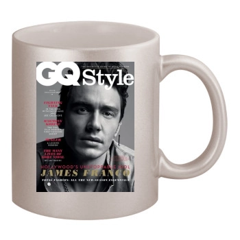 James Franco 11oz Metallic Silver Mug