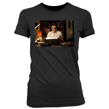 James Franco Women's Junior Cut Crewneck T-Shirt