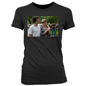 James Franco Women's Junior Cut Crewneck T-Shirt