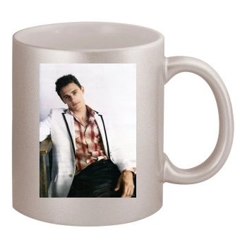 James Franco 11oz Metallic Silver Mug