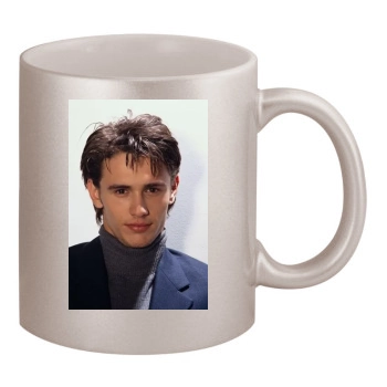 James Franco 11oz Metallic Silver Mug