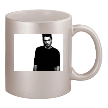 James Franco 11oz Metallic Silver Mug