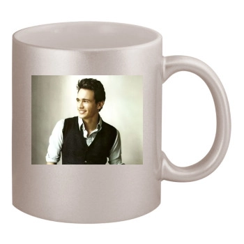 James Franco 11oz Metallic Silver Mug