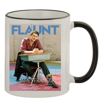 James Franco 11oz Colored Rim & Handle Mug