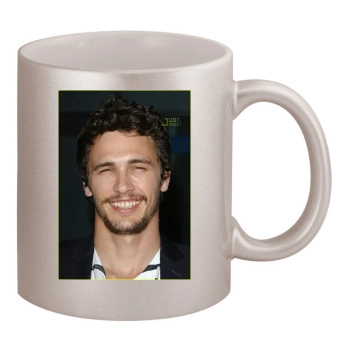 James Franco 11oz Metallic Silver Mug