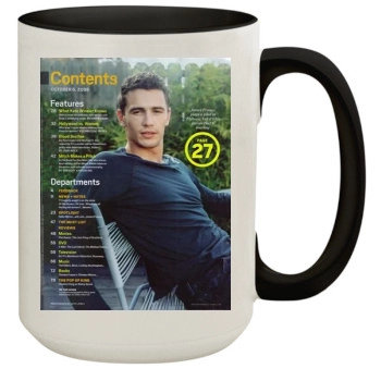 James Franco 15oz Colored Inner & Handle Mug