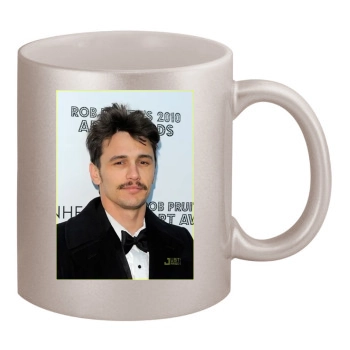 James Franco 11oz Metallic Silver Mug