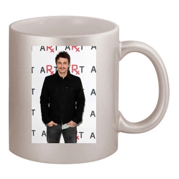 James Franco 11oz Metallic Silver Mug