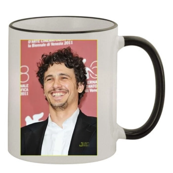 James Franco 11oz Colored Rim & Handle Mug