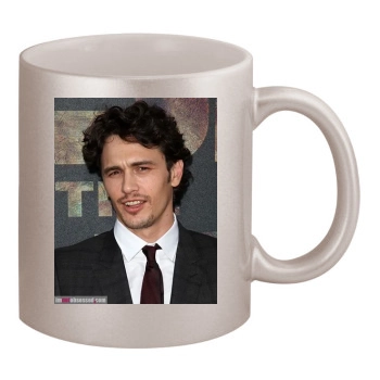 James Franco 11oz Metallic Silver Mug