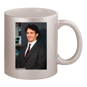 James Franco 11oz Metallic Silver Mug