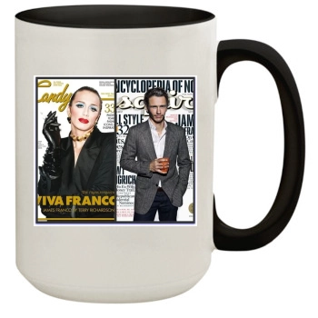 James Franco 15oz Colored Inner & Handle Mug