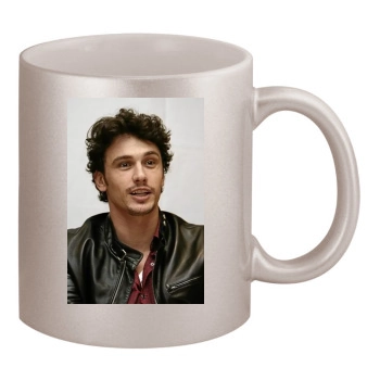 James Franco 11oz Metallic Silver Mug