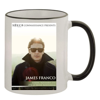 James Franco 11oz Colored Rim & Handle Mug