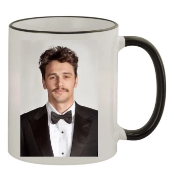 James Franco 11oz Colored Rim & Handle Mug