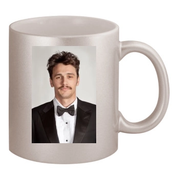 James Franco 11oz Metallic Silver Mug