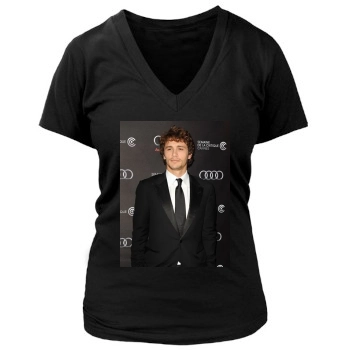 James Franco Women's Deep V-Neck TShirt