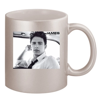 James Franco 11oz Metallic Silver Mug