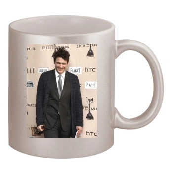 James Franco 11oz Metallic Silver Mug