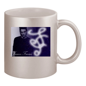 James Franco 11oz Metallic Silver Mug