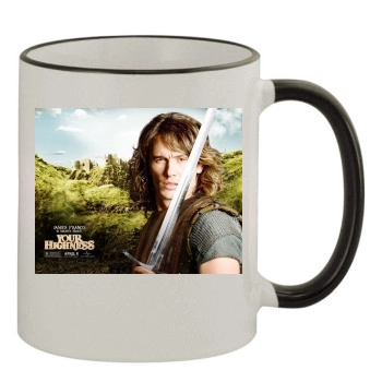 James Franco 11oz Colored Rim & Handle Mug