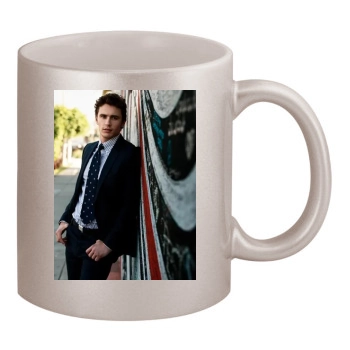 James Franco 11oz Metallic Silver Mug