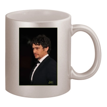 James Franco 11oz Metallic Silver Mug