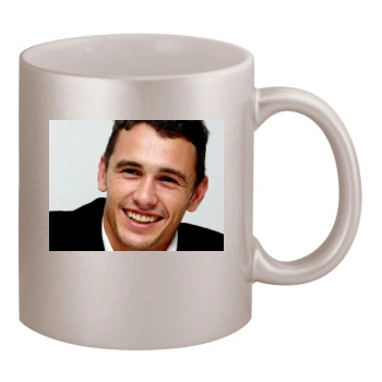 James Franco 11oz Metallic Silver Mug