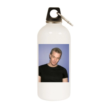 James Marsters White Water Bottle With Carabiner