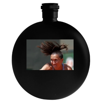 Jelena Jankovic Round Flask