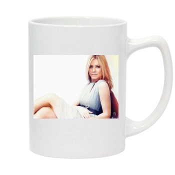 Jennifer Aniston 14oz White Statesman Mug