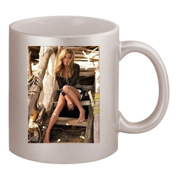 Jennifer Aniston 11oz Metallic Silver Mug