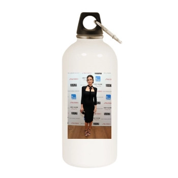 Jennifer Connelly White Water Bottle With Carabiner