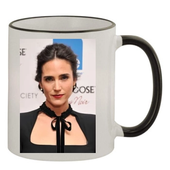 Jennifer Connelly 11oz Colored Rim & Handle Mug