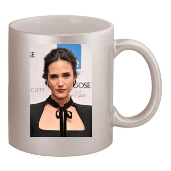 Jennifer Connelly 11oz Metallic Silver Mug